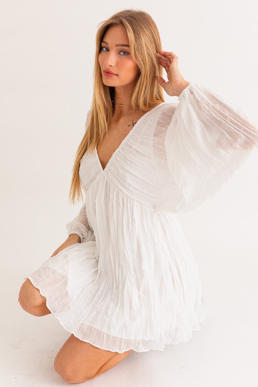 AUGUSTA BABYDOLL DRESS - Soho Social