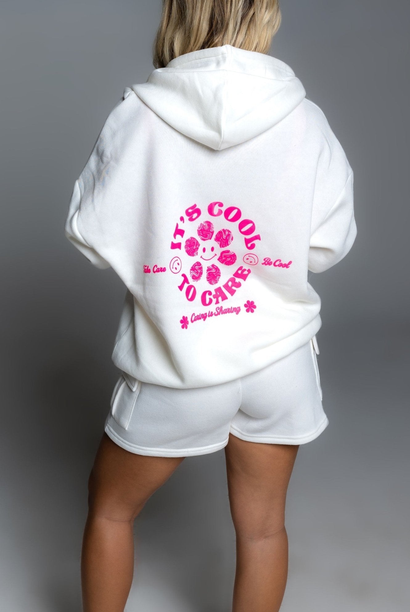 COOL TO CARE FLEECE ZIP HOODIE - Soho Social