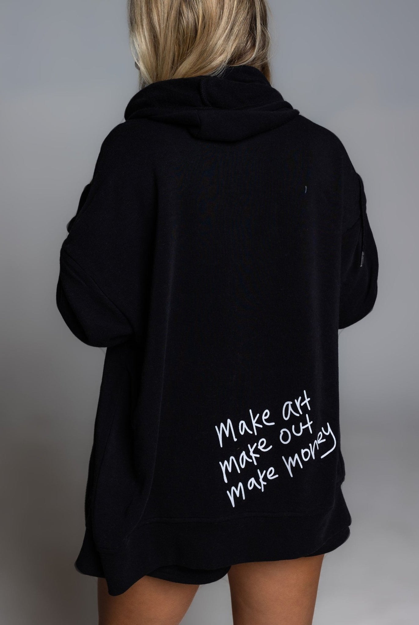 MAKE IT FLEECE ZIP HOODIE - Soho Social