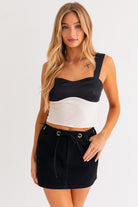 ROMA COLORBLOCK SATIN TANK - Soho Social