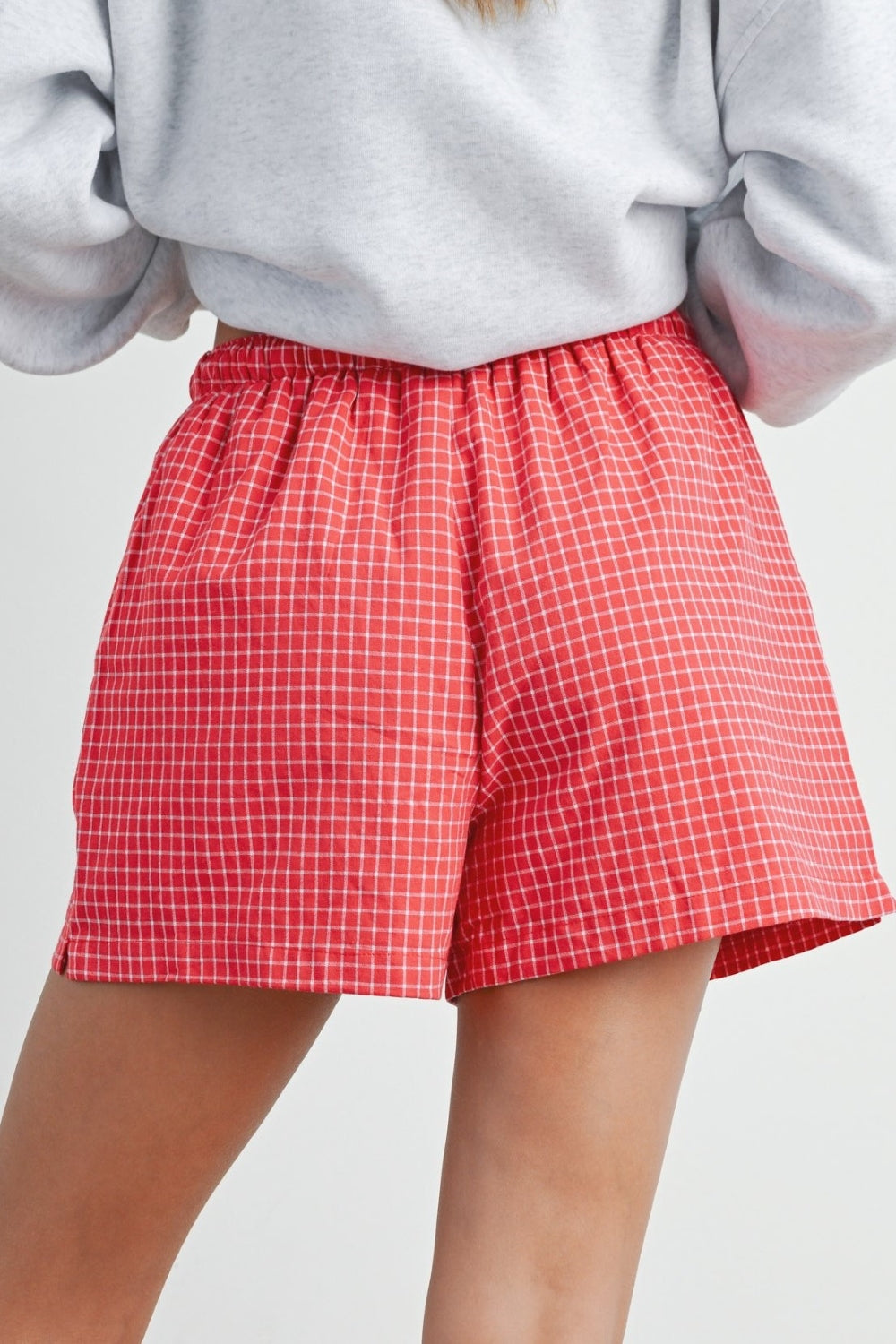 ウェア Luz e Sombra OAO PLAID NYLON SHORTS L Amazon.com: Women Side Tie Boxer Shorts Y2k Gingham Plaid