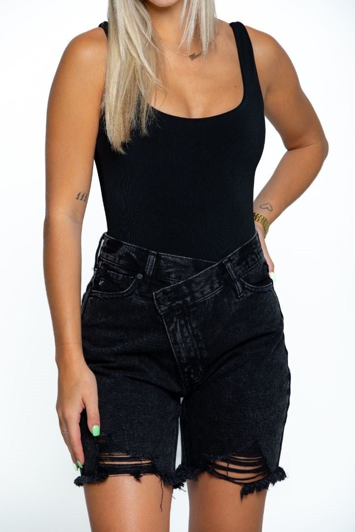 AURA SQUARE NECK TANK BODYSUIT - Soho Social