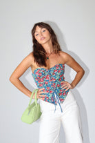 CATALINA LACE UP CORSET TOP - Soho Social