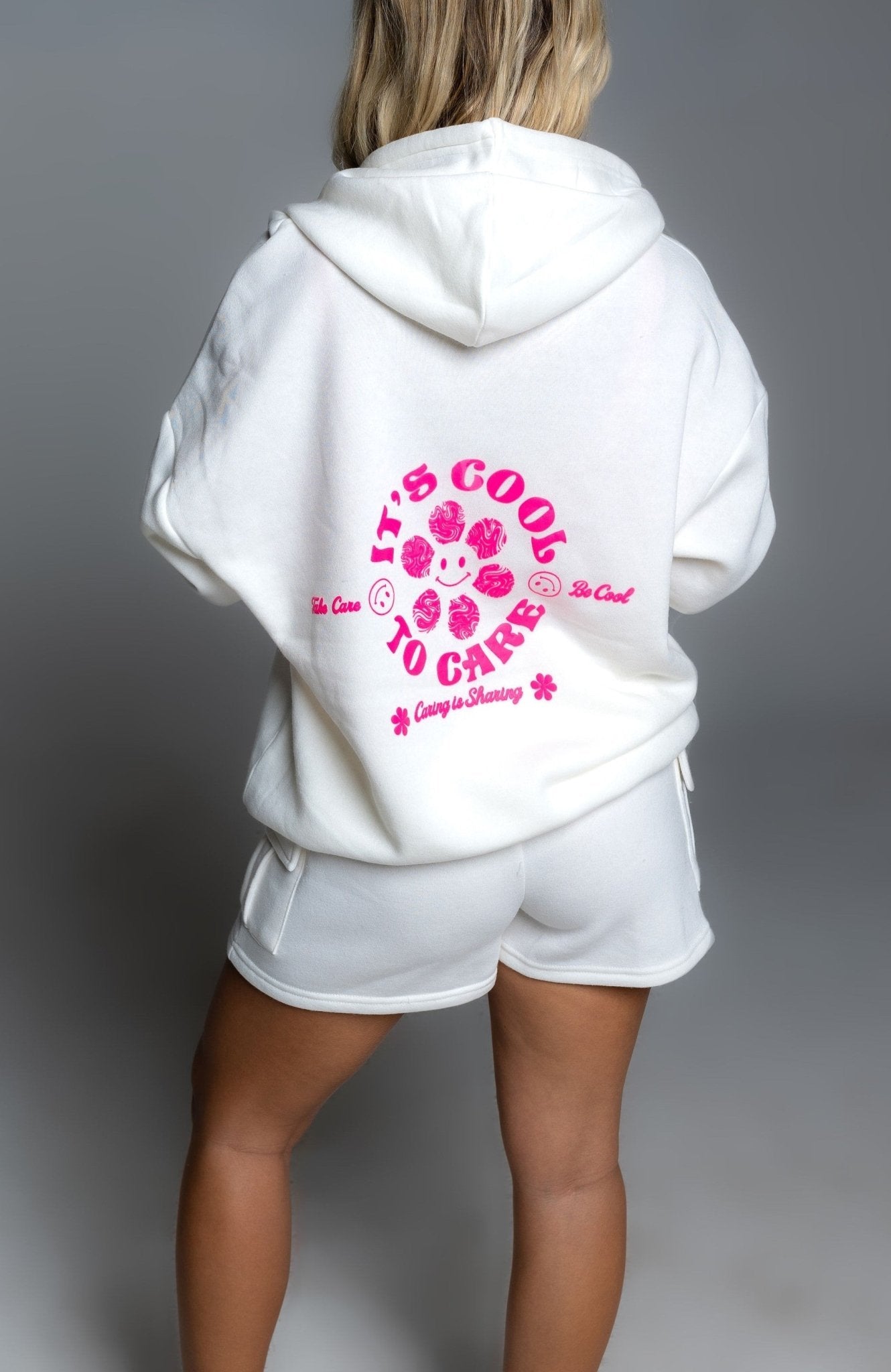 COOL TO CARE FLEECE ZIP HOODIE - Soho Social