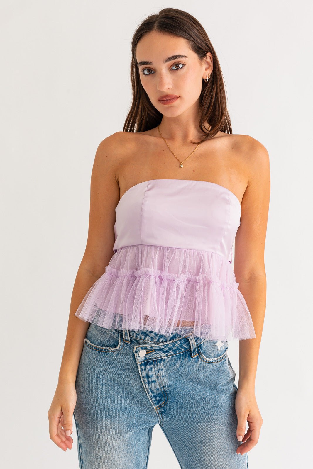 LAVENDER HAZE TUBE TOP - Soho Social