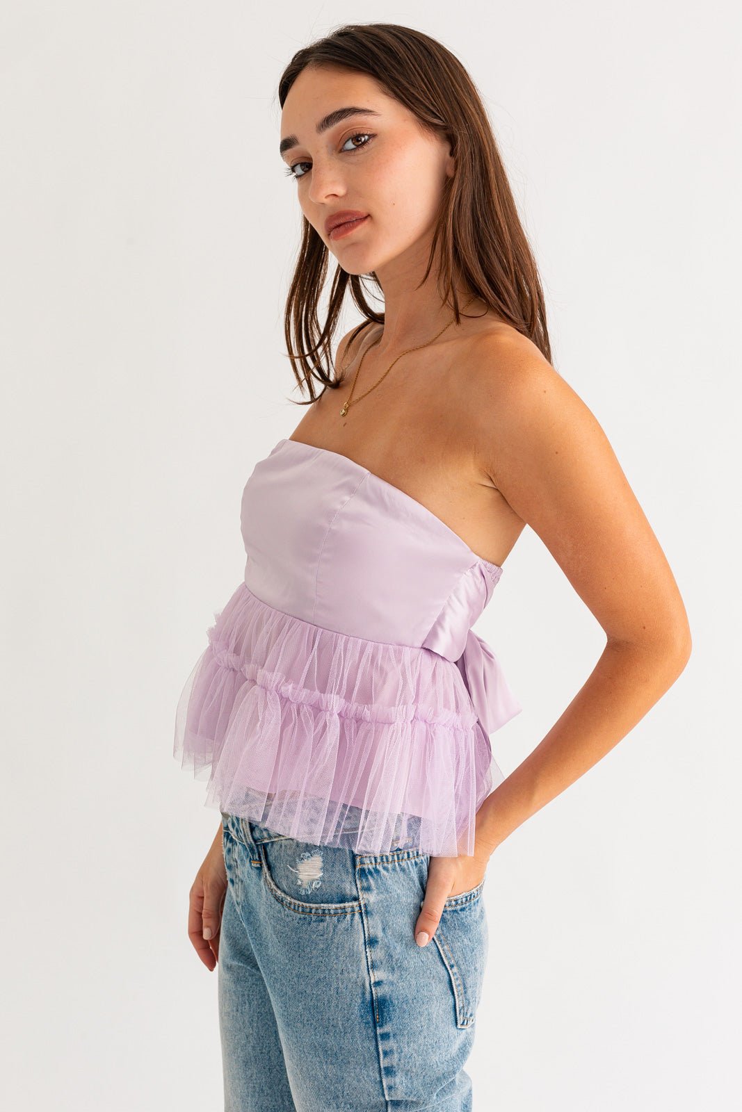 LAVENDER HAZE TUBE TOP - Soho Social