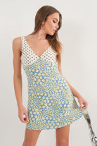 MARISOL MIX PRINT MINI DRESS - Soho Social