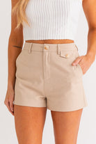 NELL HIGH WAIST SHORTS - Soho Social