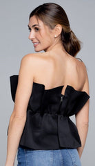 NINA RUFFLE TUBE TOP - Soho Social