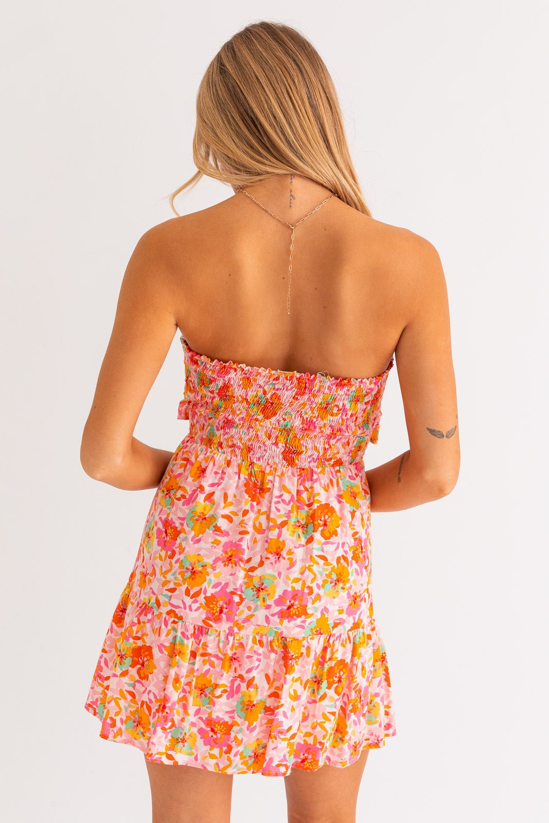 POPPY FLORAL TUBE DRESS - Soho Social
