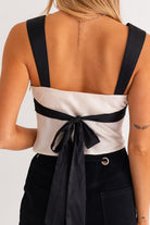 ROMA COLORBLOCK SATIN TANK - Soho Social