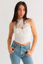 TELL ALL HALTER CORSET - Soho Social