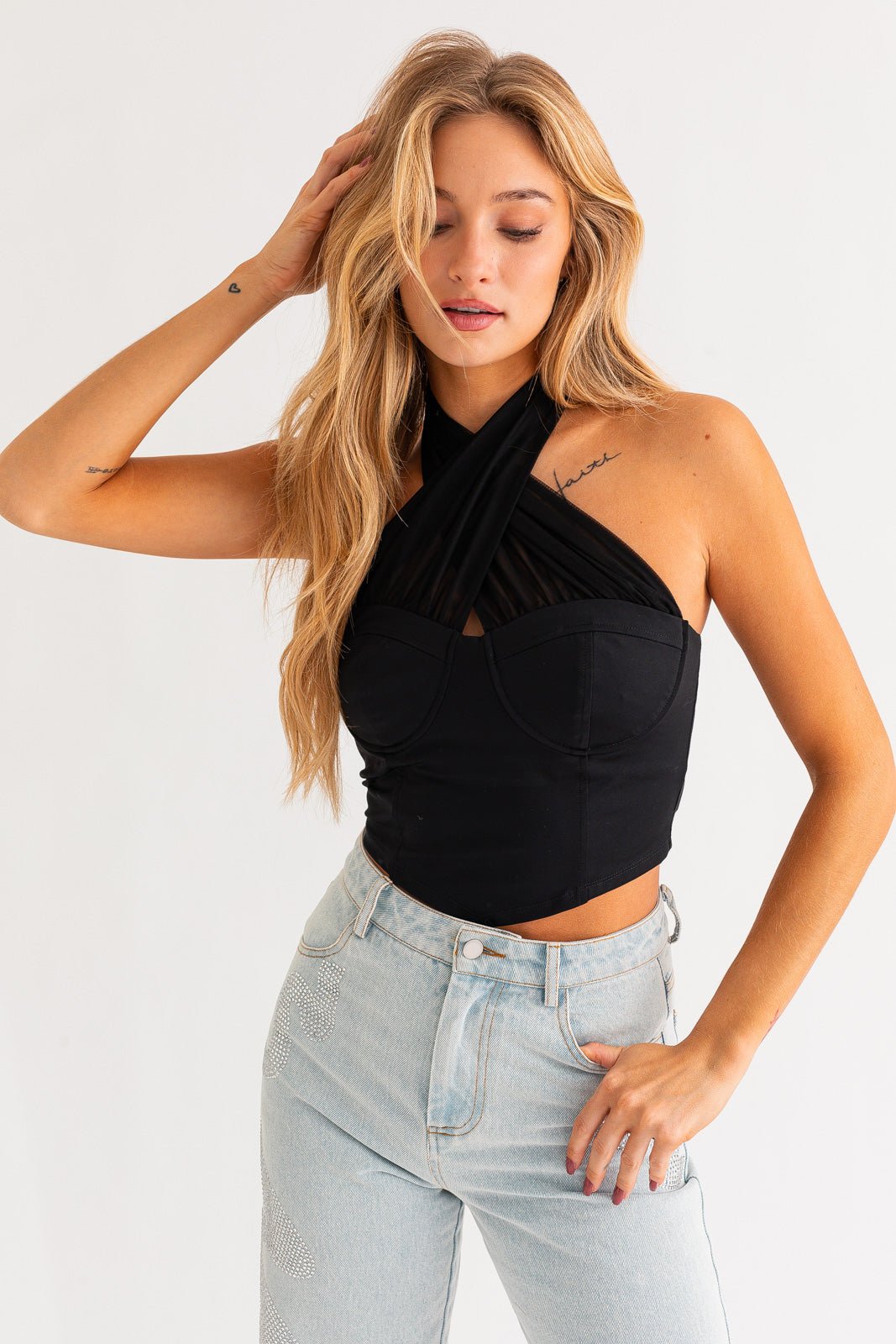 TELL ALL HALTER CORSET - Soho Social